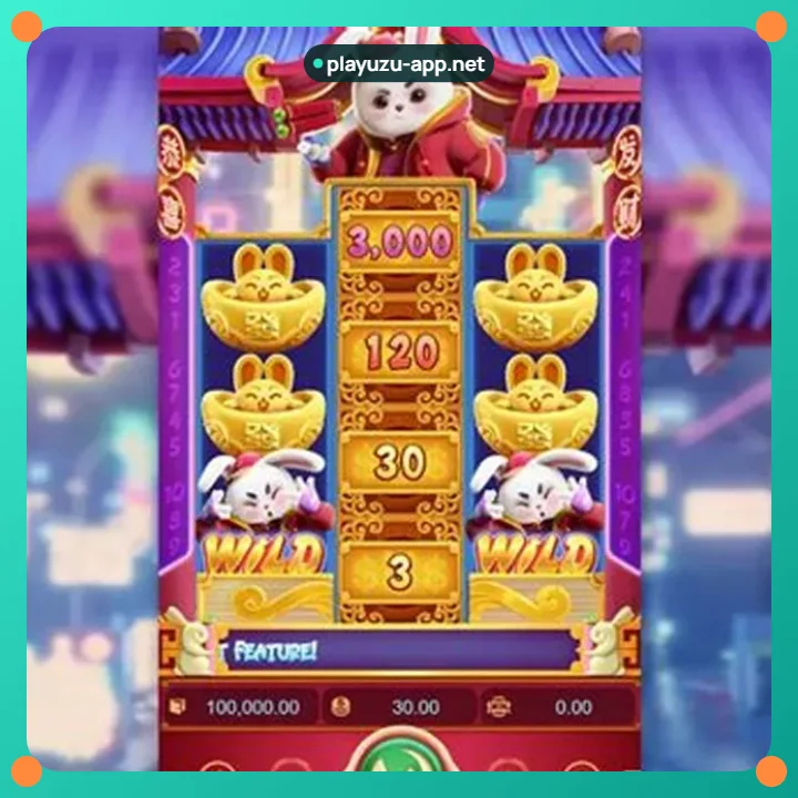 Fortune Rabbit – tela do jogo